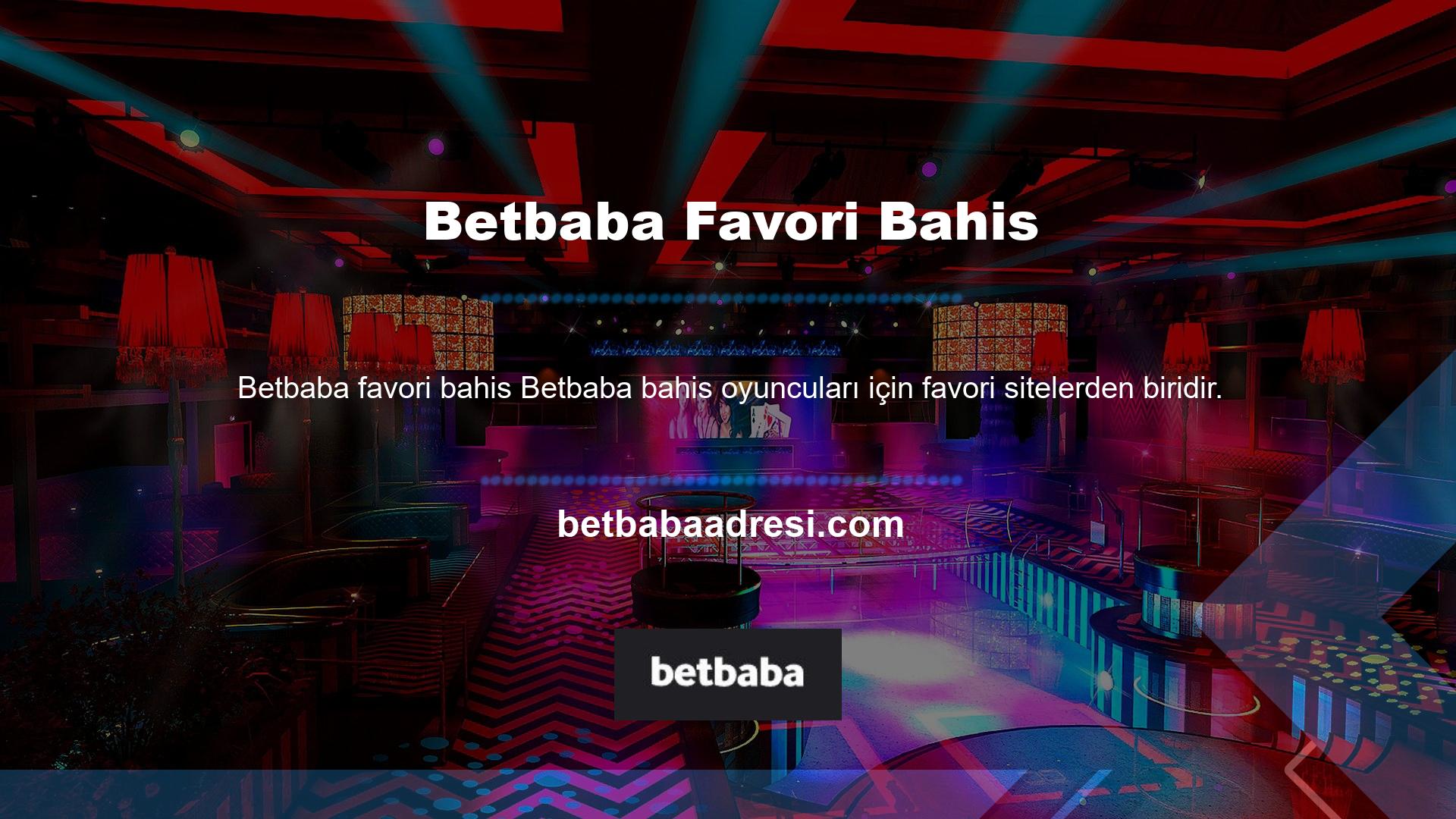 Web sitesi Betbaba olmadan çalışamaz, bu nedenle kullanıcılarına ihtiyaç duydukları her şeyde yardımcı olur