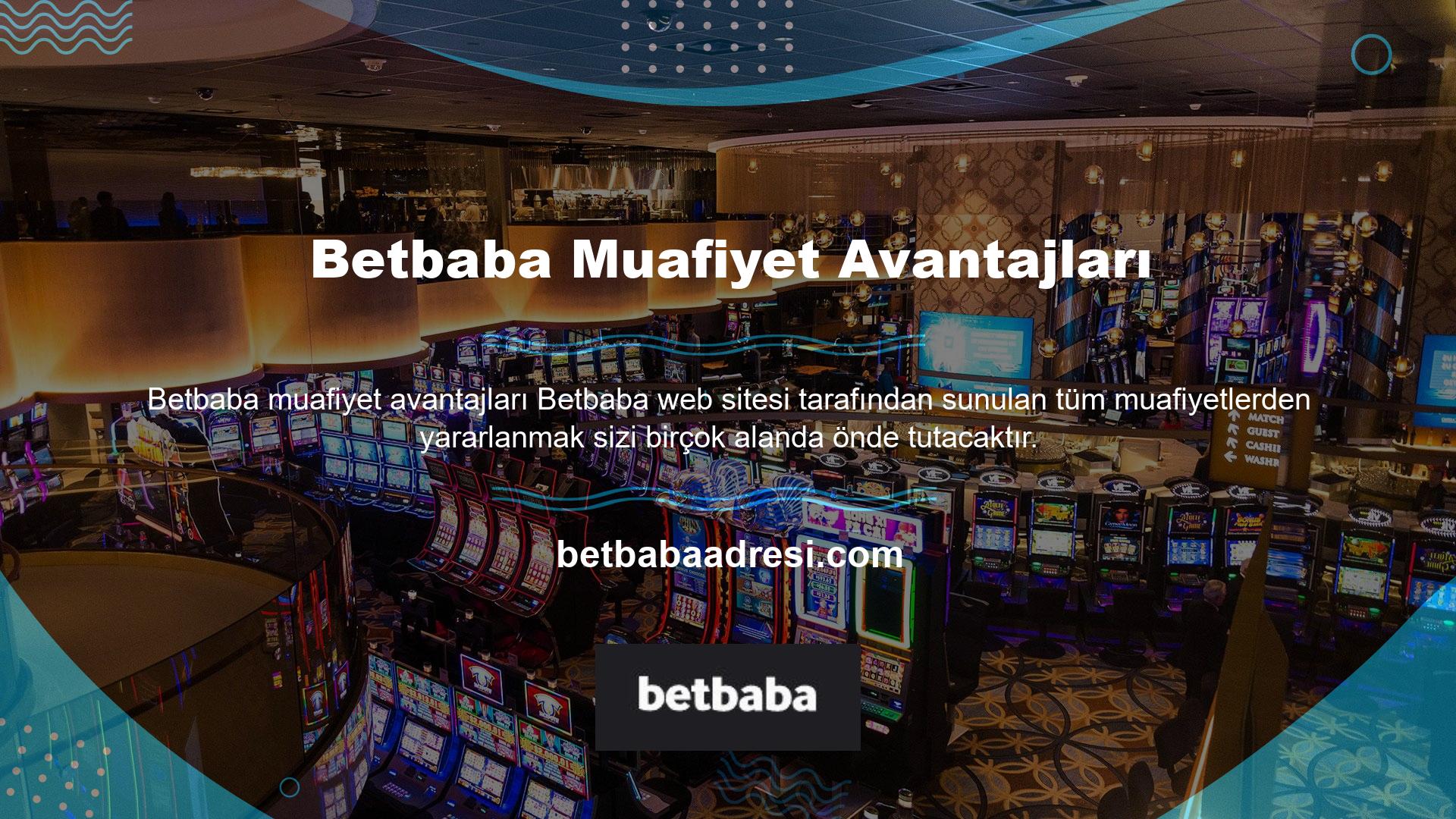 Kişisel bilgilerinizi kullanan Betbaba web sitesinin bir üyesi olmalısınız